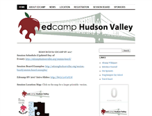 Tablet Screenshot of edcamphudsonvalley.org